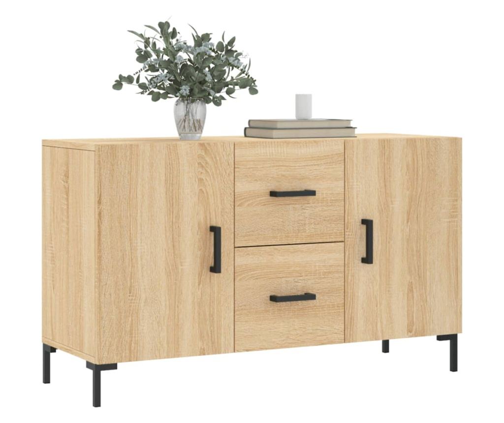 Komoda, hrast sonoma, 100x36x60 cm, kompozitno drvo - 3