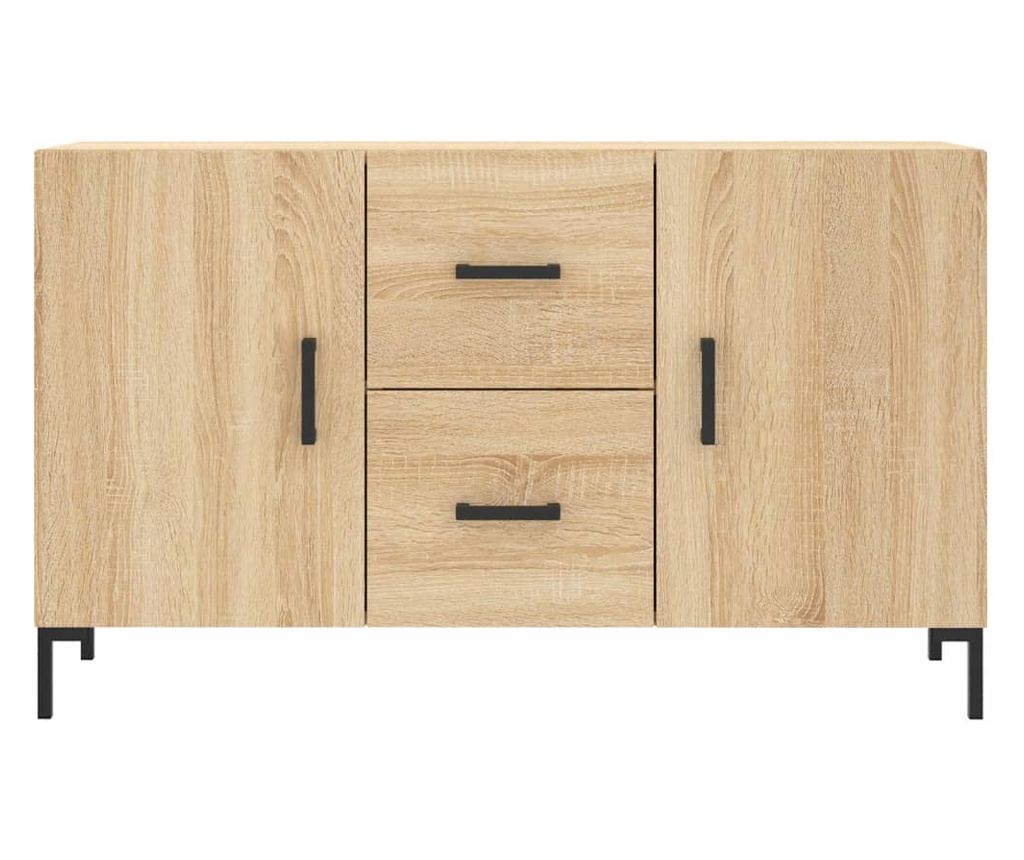 Komoda, hrast sonoma, 100x36x60 cm, kompozitno drvo - 6