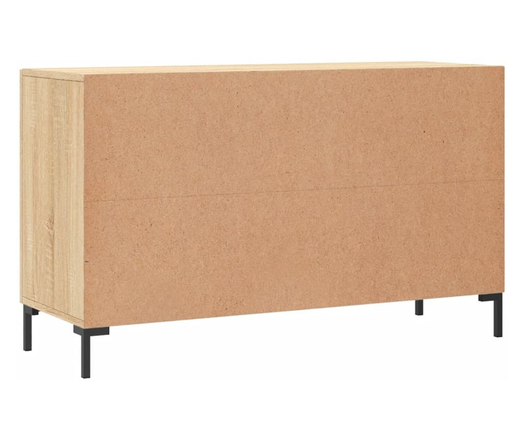 Komoda, hrast sonoma, 100x36x60 cm, kompozitno drvo - 8