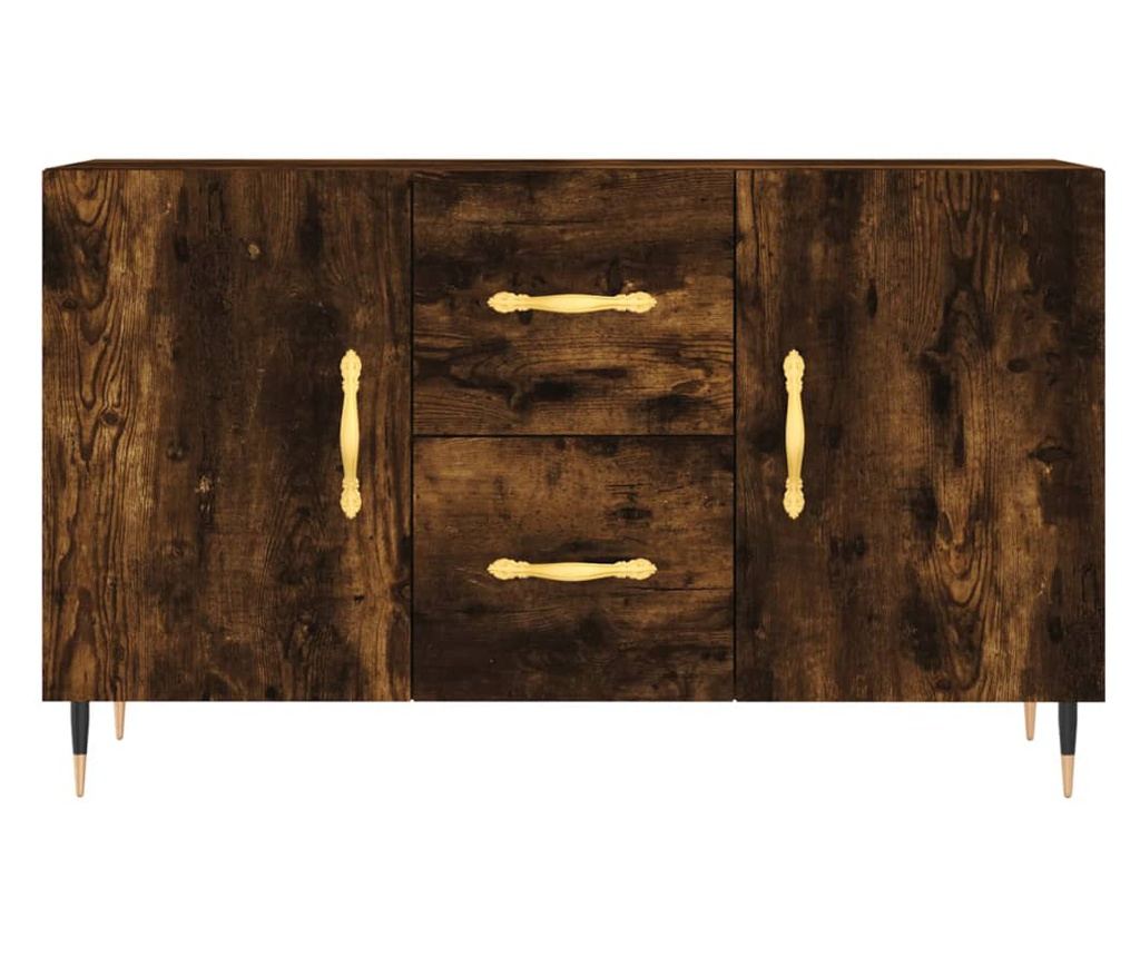 Ormarić, dimljeni hrast, 100x36x60 cm, kompozitno drvo - 6