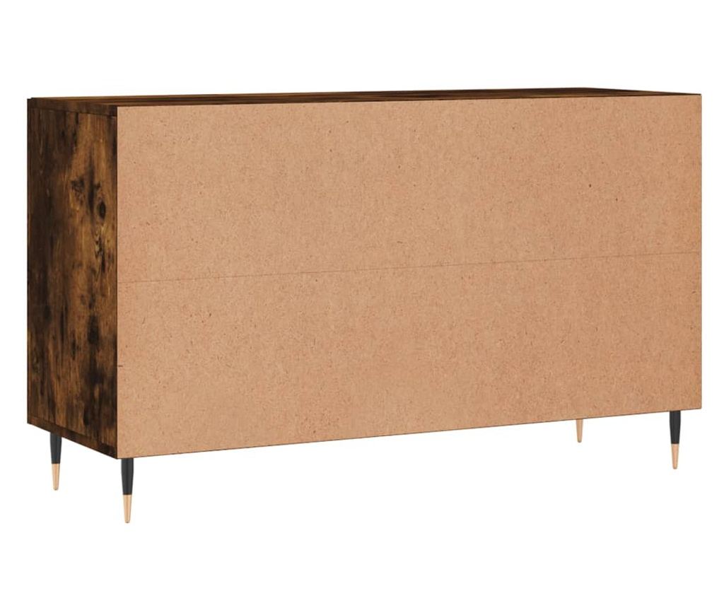 Ormarić, dimljeni hrast, 100x36x60 cm, kompozitno drvo - 8