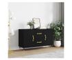 Ormarić, crna, 100x36x60 cm, kompozitno drvo thumbnail 1