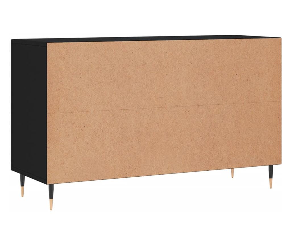 Ormarić, crna, 100x36x60 cm, kompozitno drvo - 8