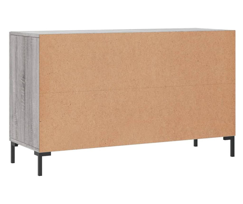 Komoda, siva sonoma, 100x36x60 cm, kompozitno drvo - 8