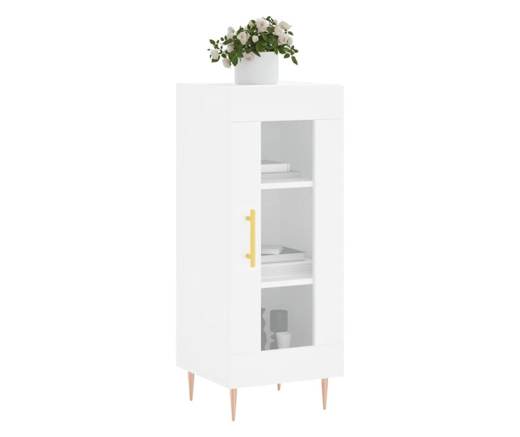 Ormarić, bijeli, 34,5x34x90 cm, kompozitno drvo - 3