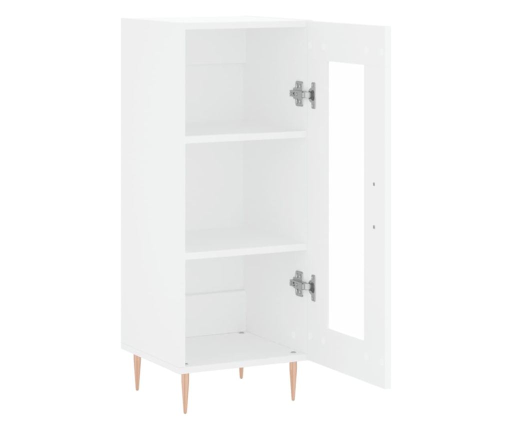 Ormarić, bijeli, 34,5x34x90 cm, kompozitno drvo - 6