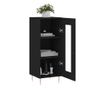 Konzola, crna, 34,5x34x90 cm, kompozitno drvo thumbnail 4