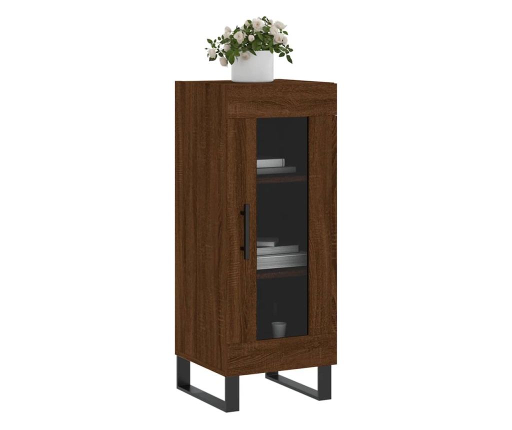 "Komoda, smeđi hrast, 34,5x34x90 cm, kompozitno drvo" - 3