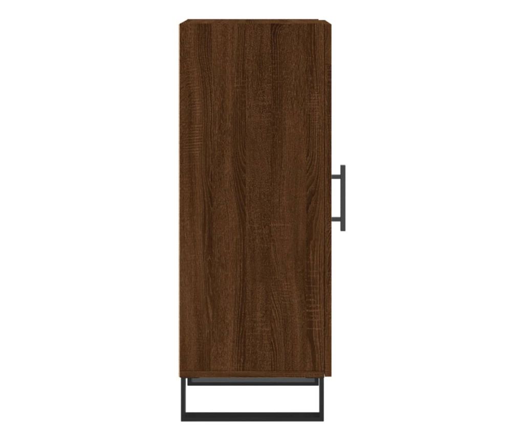 "Komoda, smeđi hrast, 34,5x34x90 cm, kompozitno drvo" - 7