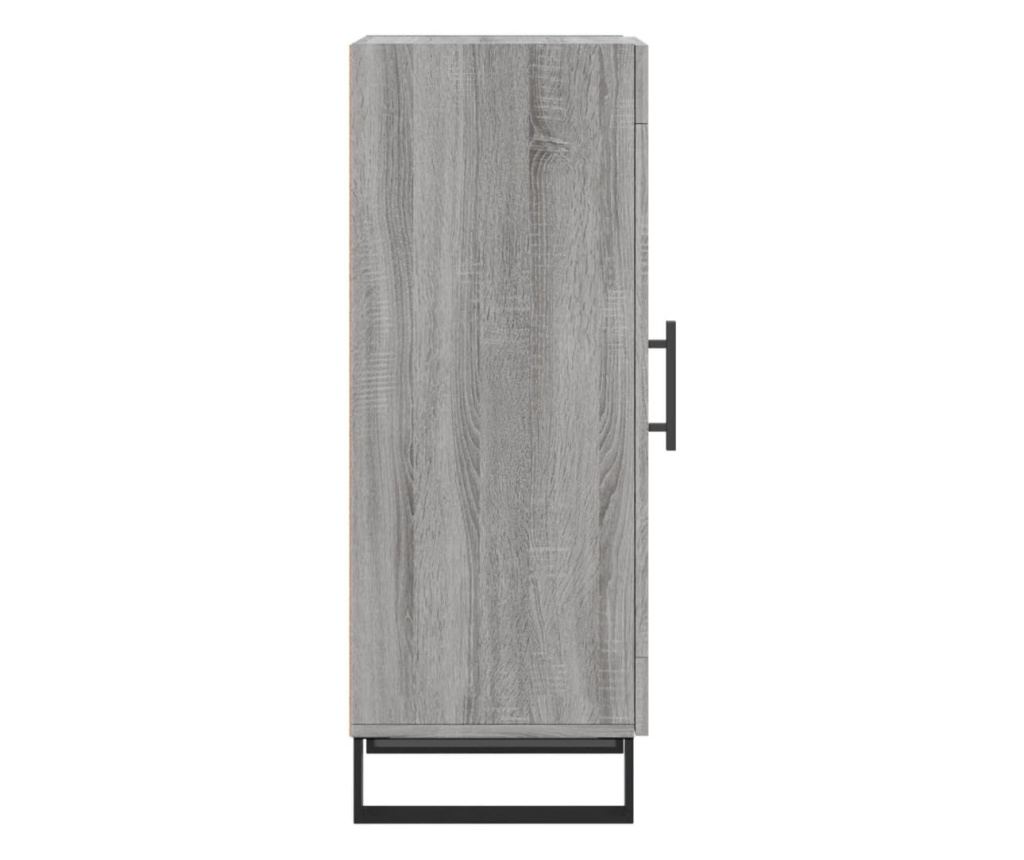 Ormarić, sonoma siva, 34,5x34x90 cm, kompozitno drvo - 7