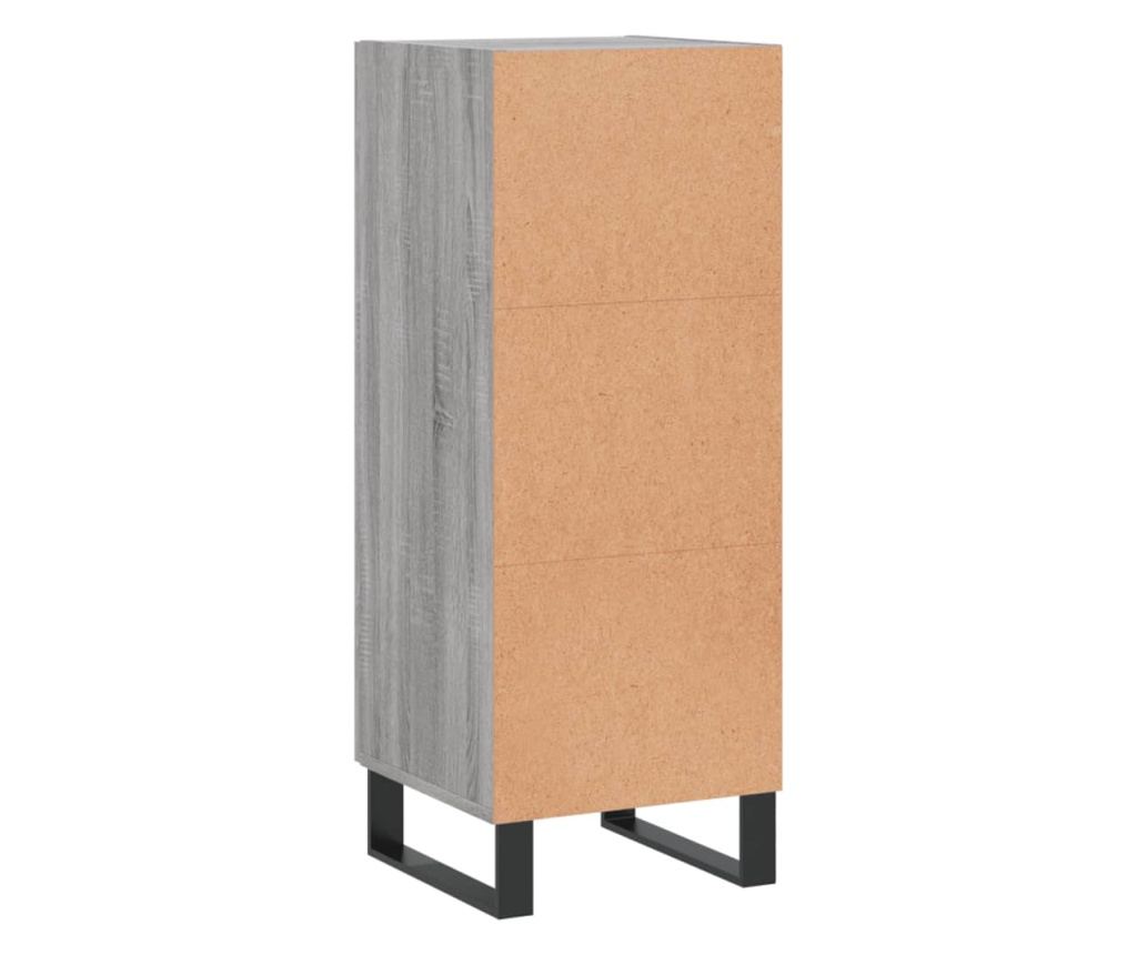 Ormarić, sonoma siva, 34,5x34x90 cm, kompozitno drvo - 8