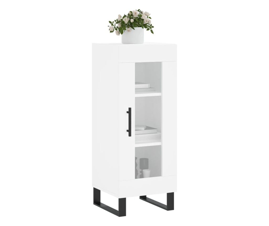 Ormarić, bijeli, 34,5x34x90 cm, kompozitno drvo - 3