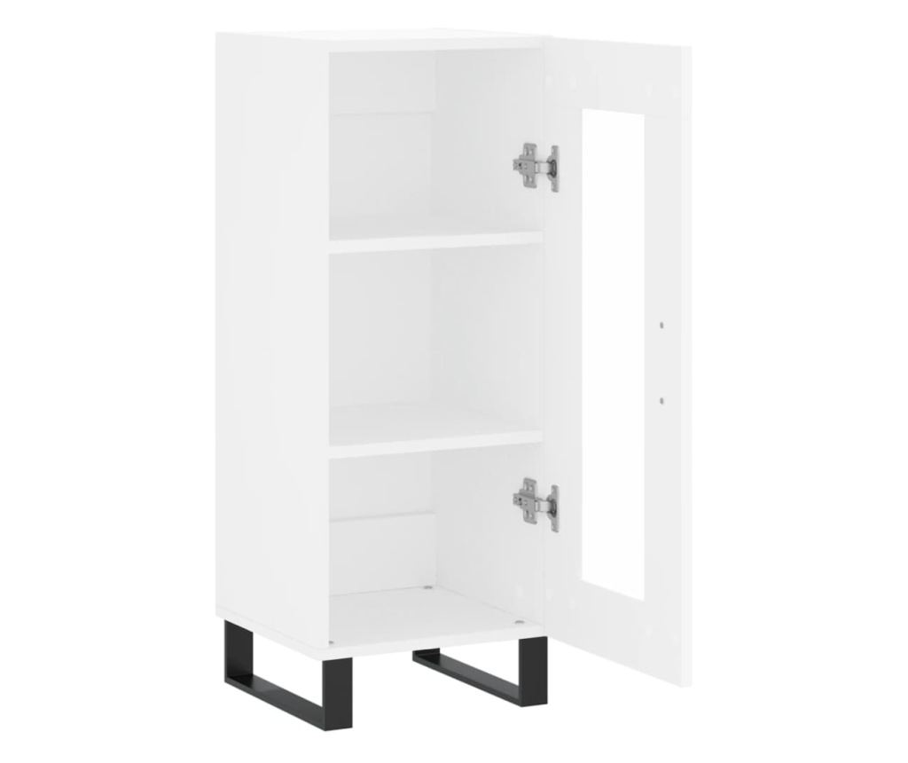 Ormarić, bijeli, 34,5x34x90 cm, kompozitno drvo - 6