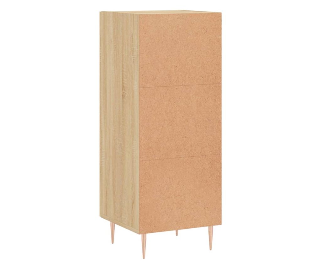 Komoda, hrast sonoma, 34,5x34x90 cm, kompozitno drvo - 8