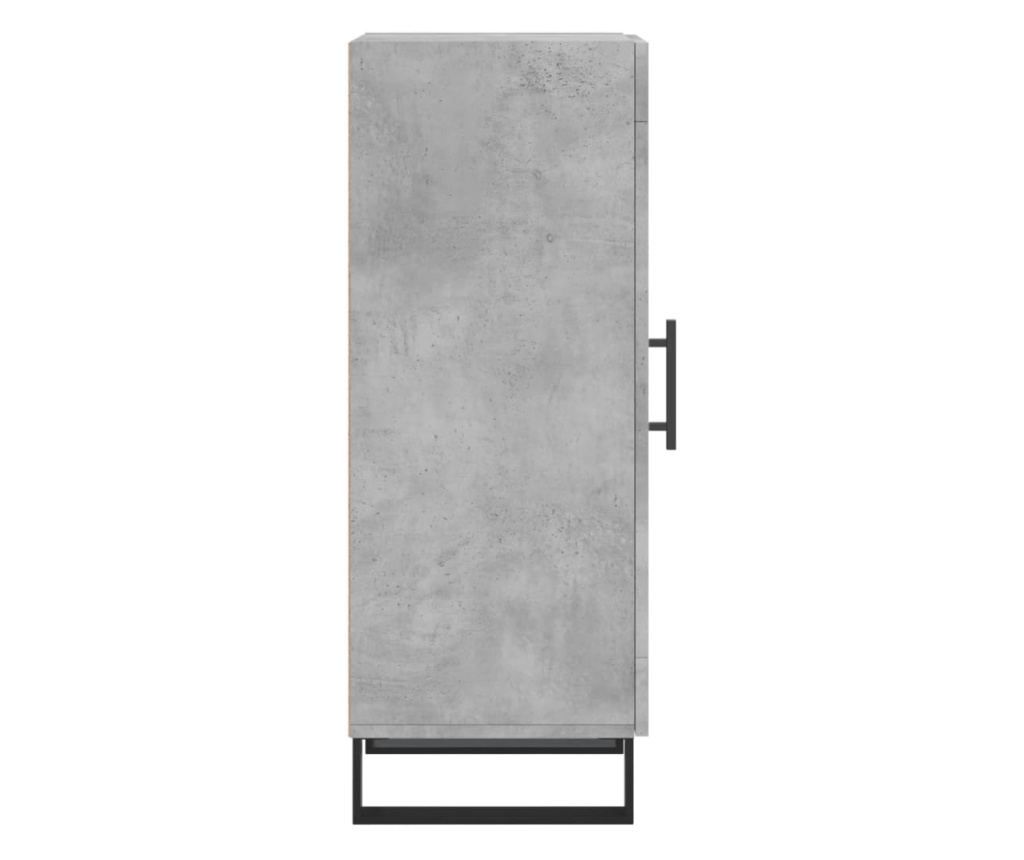 Ormarić, betonsko siva, 34,5x34x90 cm, kompozitno drvo - 7