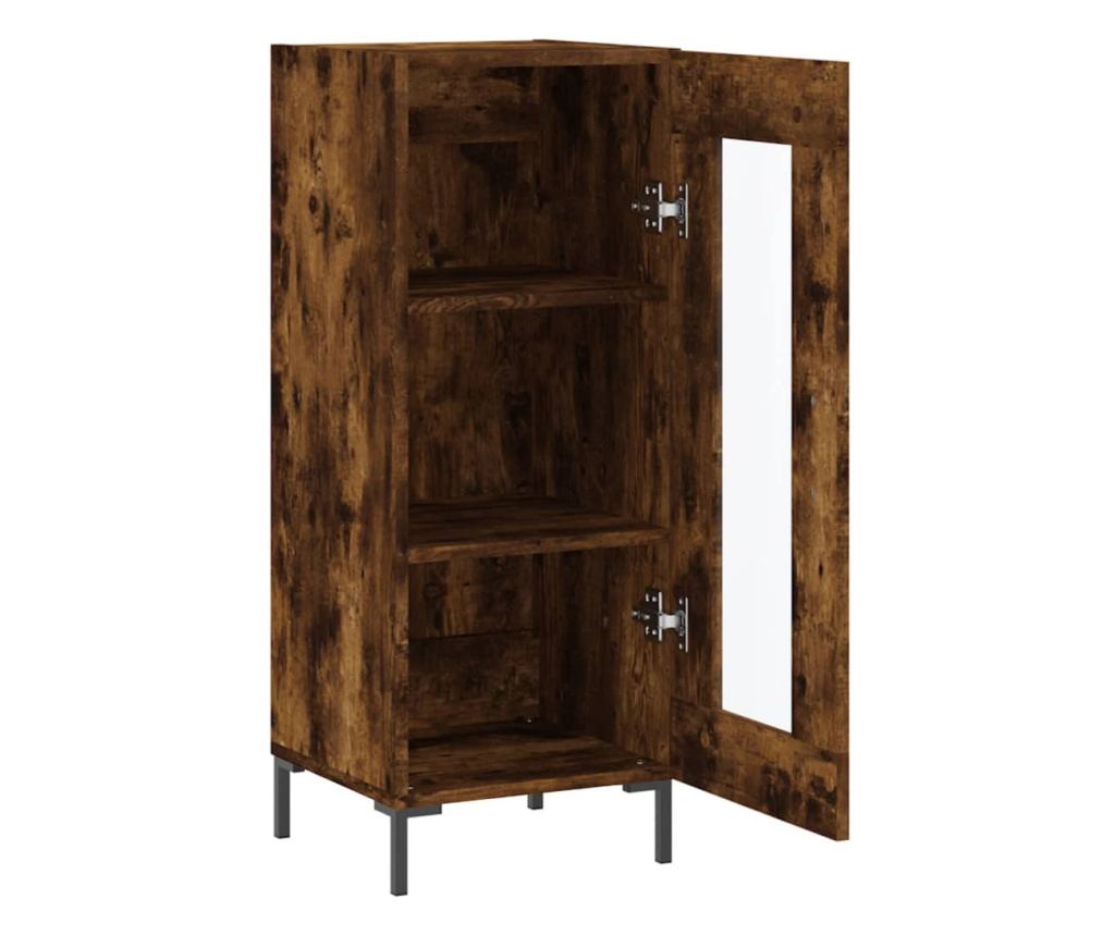 Ormarić, dimljeni hrast, 34,5x34x90 cm, kompozitno drvo - 6