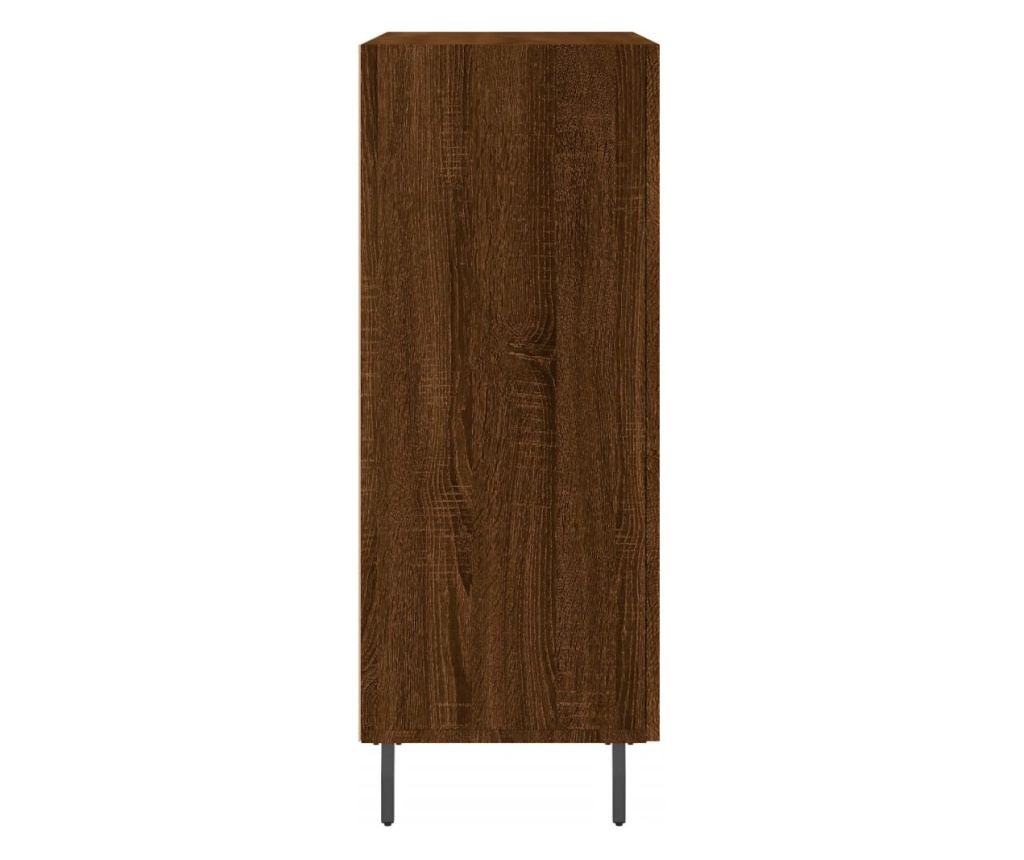 Komoda, smeđi hrast, 69,5x34x90 cm, konstruirano drvo - 7