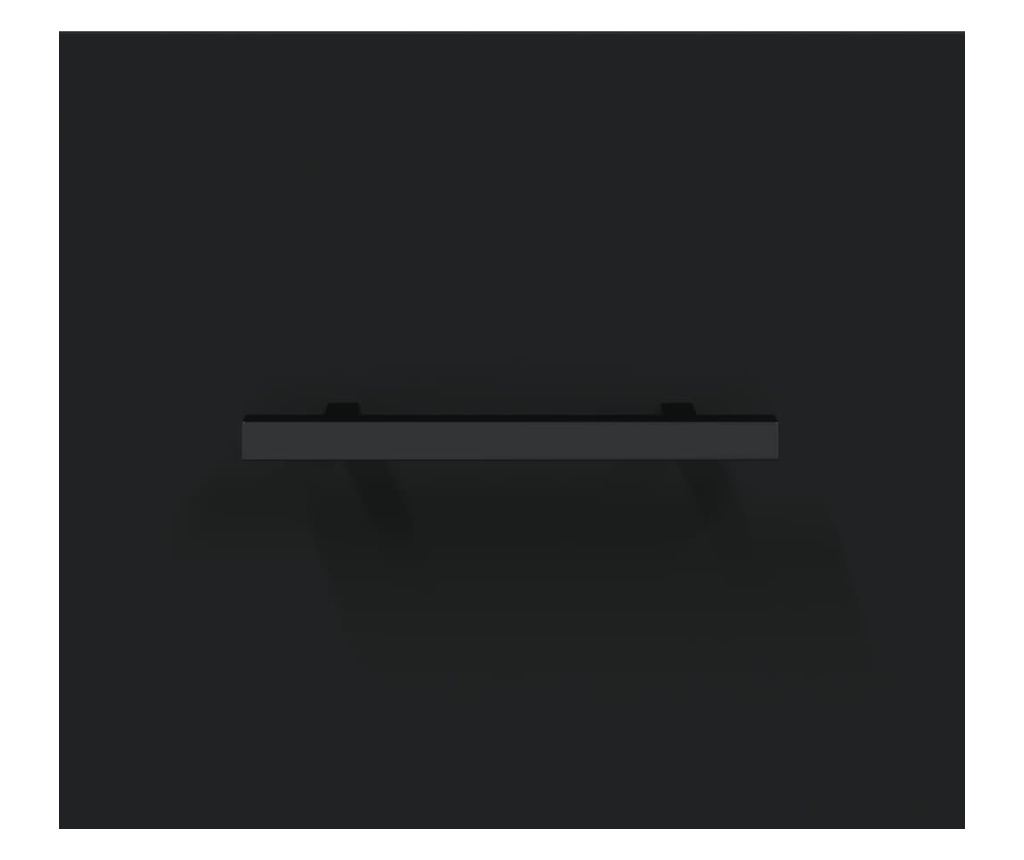 Konzola, crna, 69,5x34x90 cm, kompozitno drvo - 9