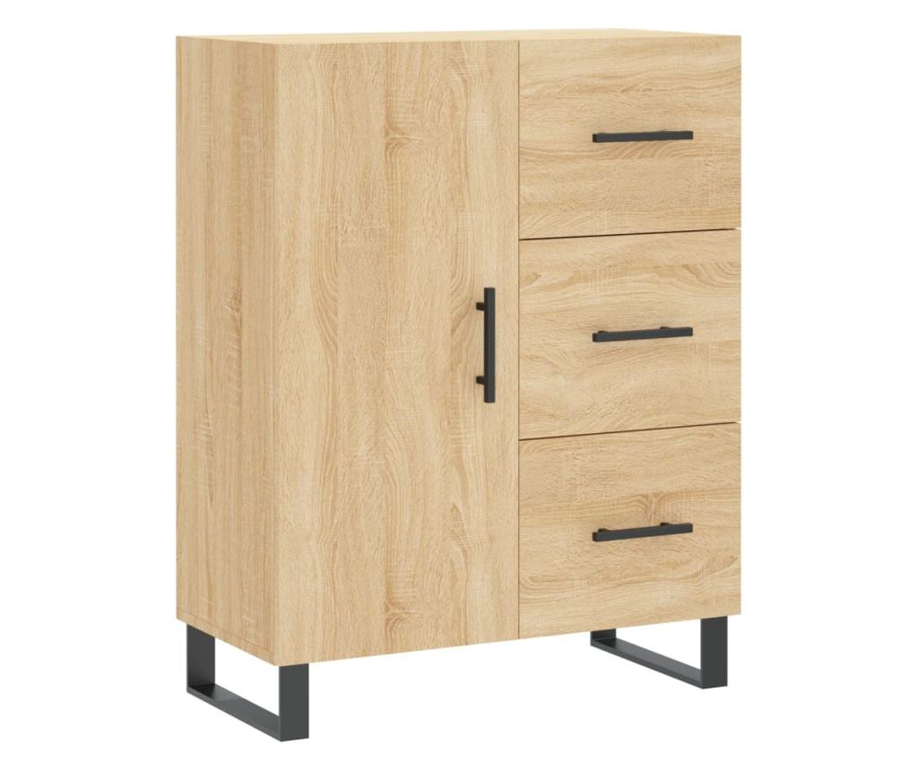 Komoda, boja hrasta sonoma, 69,5x34x90 cm, konstruirano drvo - 2