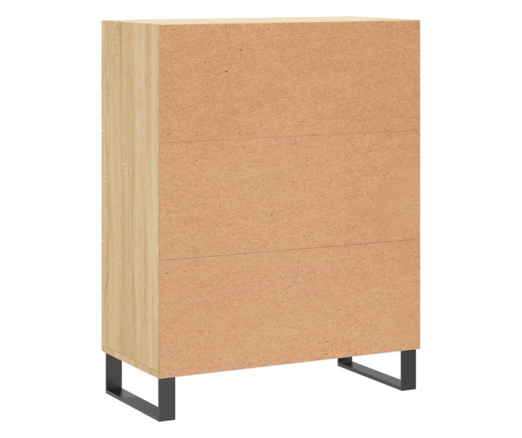 Komoda, boja hrasta sonoma, 69,5x34x90 cm, konstruirano drvo - 8