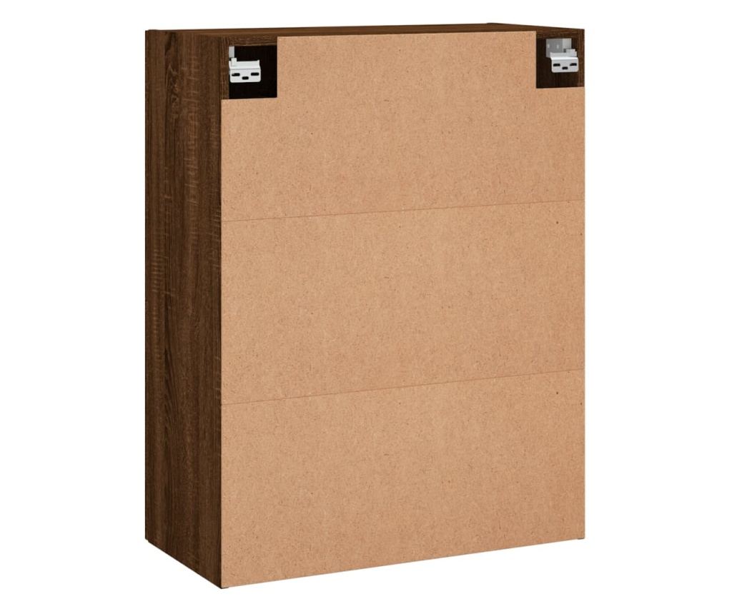 Zidni ormarići, 2 kom, smeđi hrast, 69,5x34x90 cm - 8