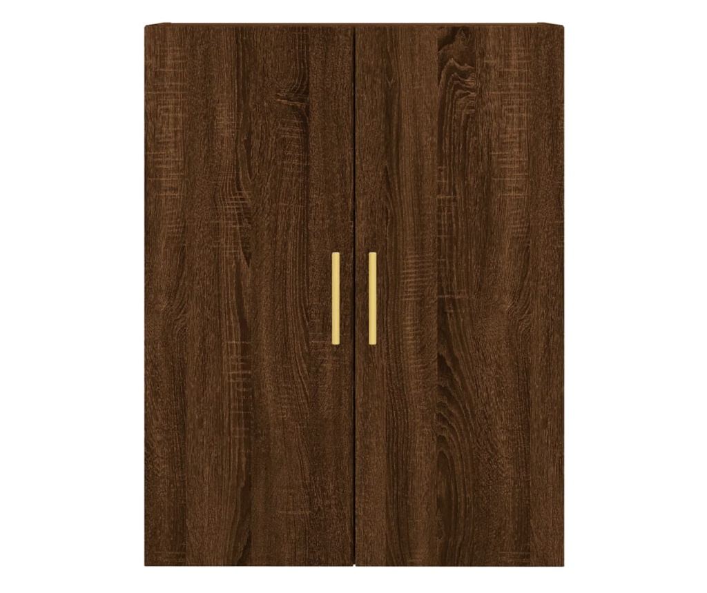 Zidni ormarići, 2 kom, smeđi hrast, 69,5x34x90 cm - 6