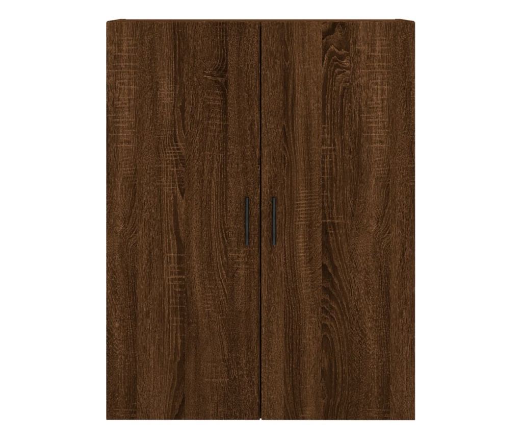 Zidni ormarić, smeđi hrast, 69,5x34x90 cm - 7