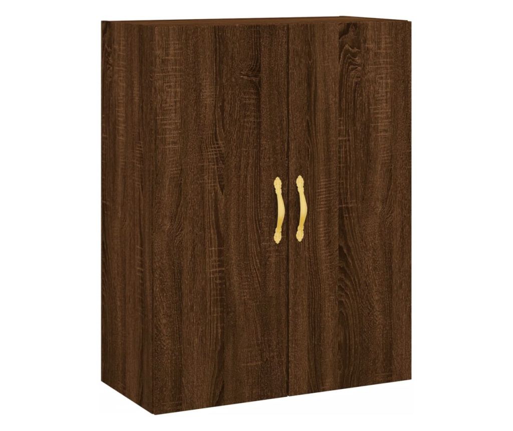 Visoka ormar, smeđi hrast, 69,5x34x180 cm, kompozitno drvo - 5