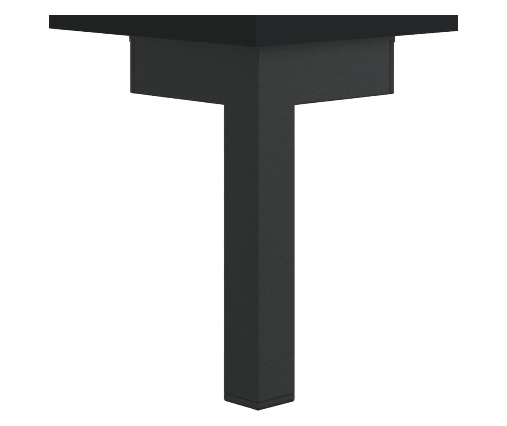 TV stalak, crni, 150x30x50 cm, kompozitno drvo - 10