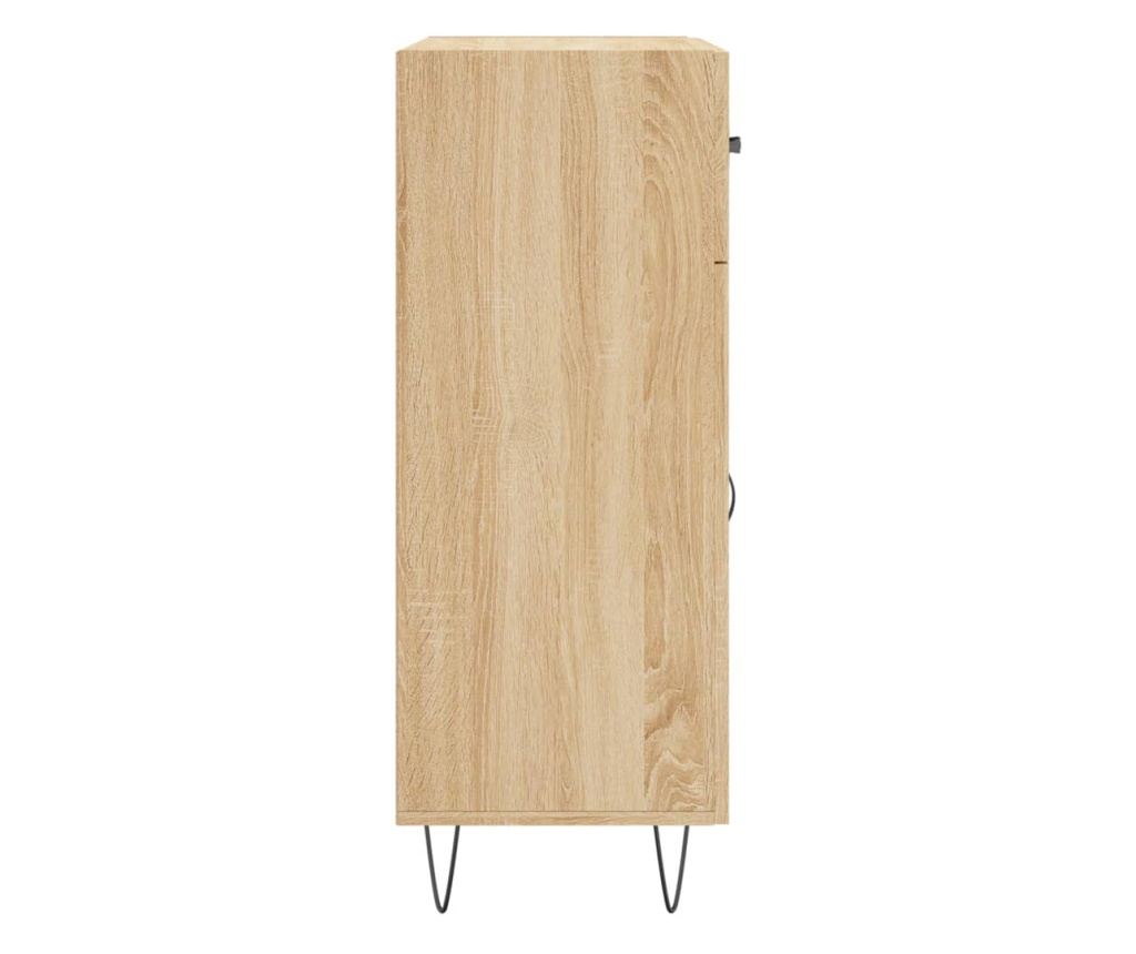 Ormarić, drvo hrasta sonoma, 69,5x34x90 cm, konstruirano drvo - 7