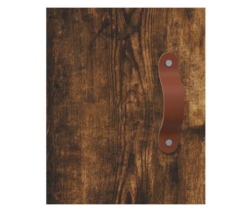 Zidni ormar, dimljeni hrast, 69,5x34x90 cm - 26