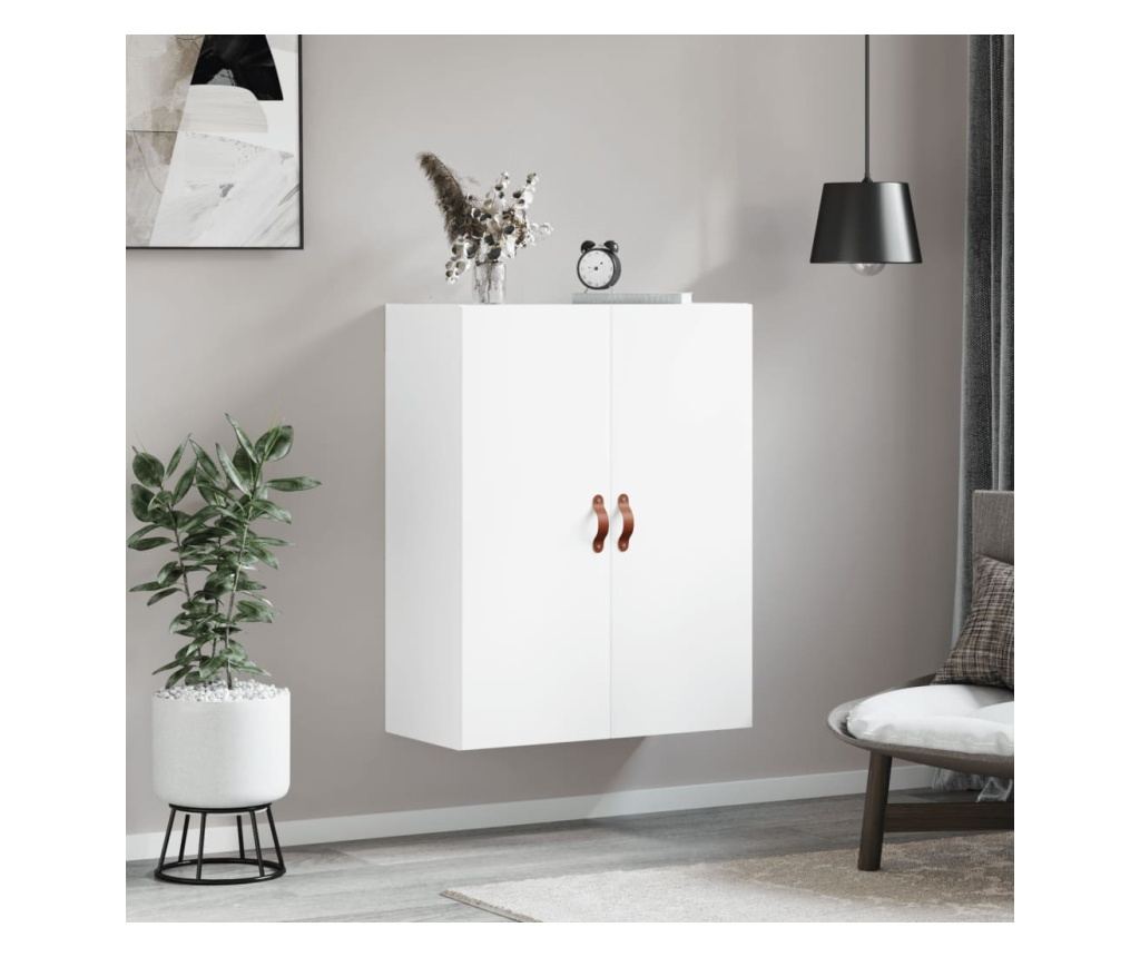 Zidni ormarić, bijela, 69,5x34x90 cm - 3