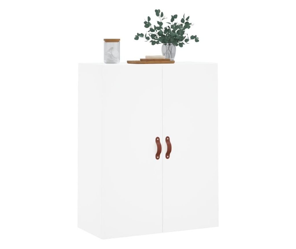 Zidni ormarić, bijela, 69,5x34x90 cm - 4
