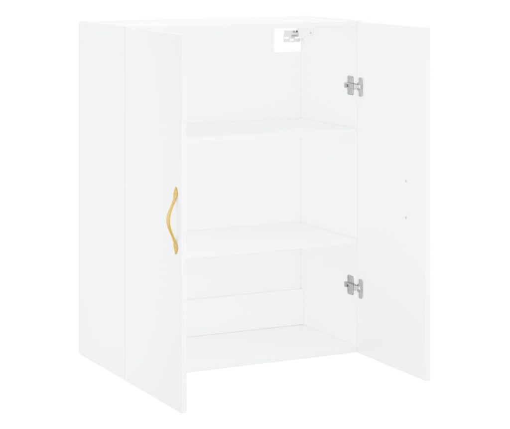 Zidni ormarić, bijeli, 69,5x34x90 cm - 6