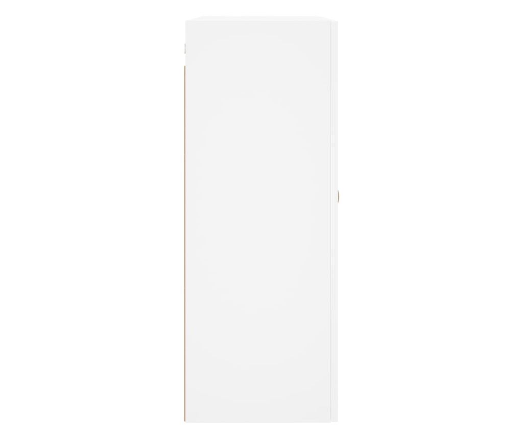 Zidni ormarić, bijeli, 69,5x34x90 cm - 8