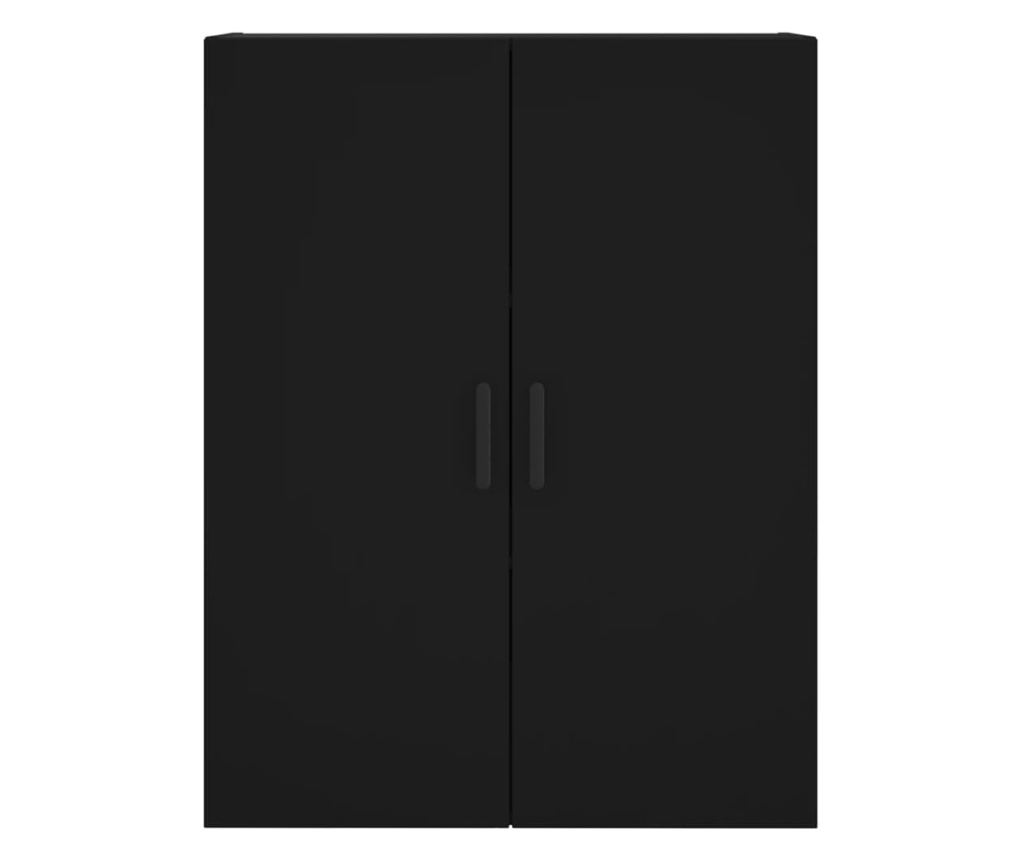 Zidni ormarić, crni, 69,5x34x90 cm - 7
