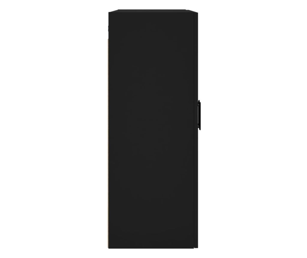 Zidni ormarić, crni, 69,5x34x90 cm - 8