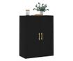 Zidni ormarić, crni, 69,5x34x90 cm thumbnail 4