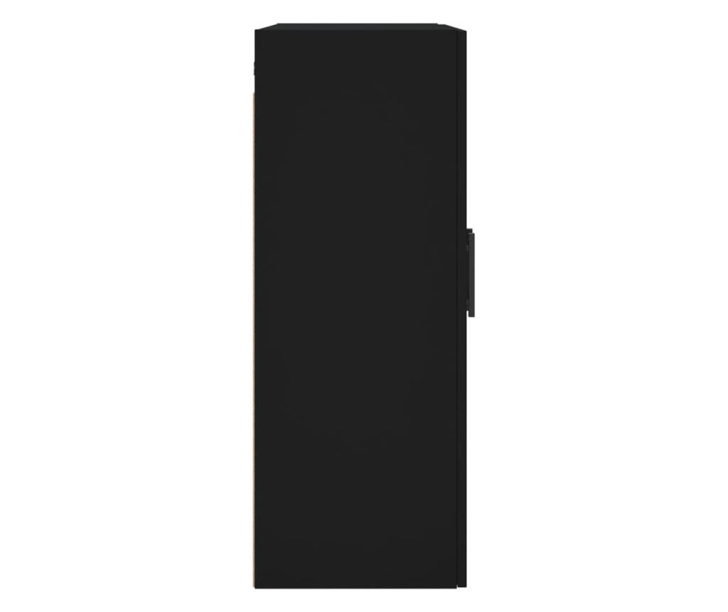 Zidni ormarić, crni, 69,5x34x90 cm - 8