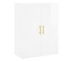 Zidni ormarić, bijeli visokog sjaja, 69,5x34x90 cm thumbnail 2