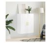 Zidni ormarić, bijeli visokog sjaja, 69,5x34x90 cm thumbnail 3