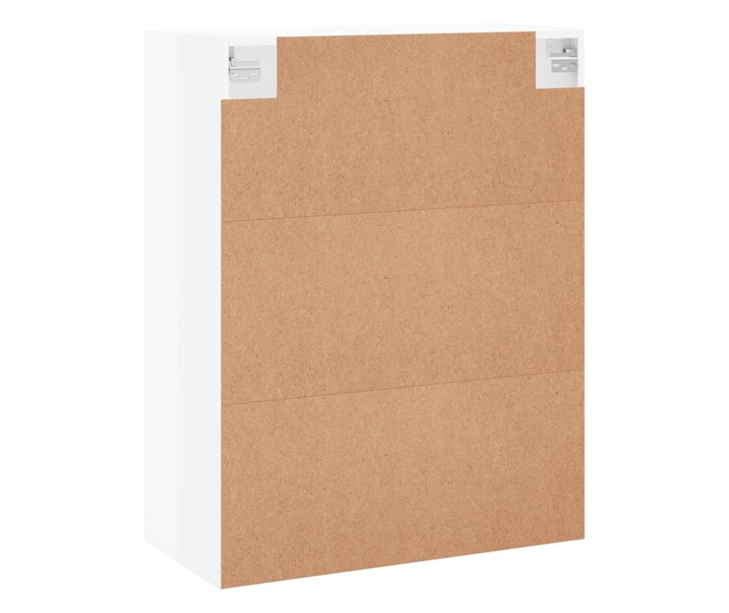 Zidni ormarić, bijeli visokog sjaja, 69,5x34x90 cm - 9