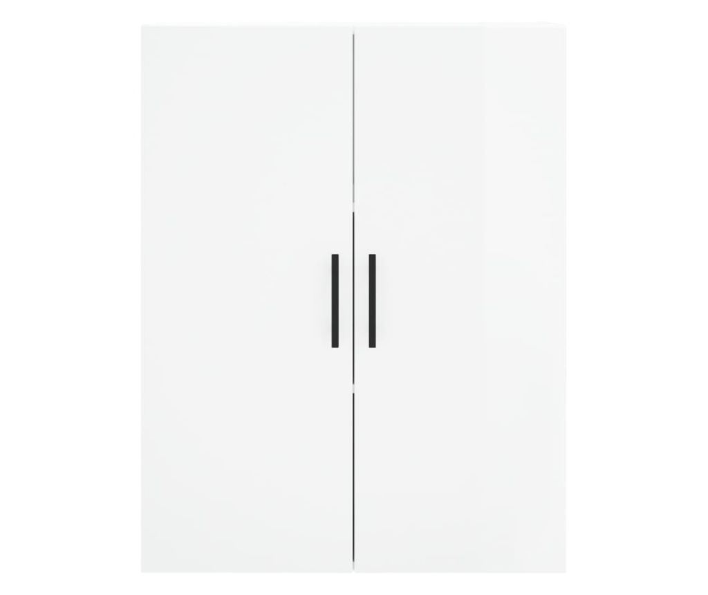Zidni ormarić, bijeli visokog sjaja, 69,5x34x90 cm - 7