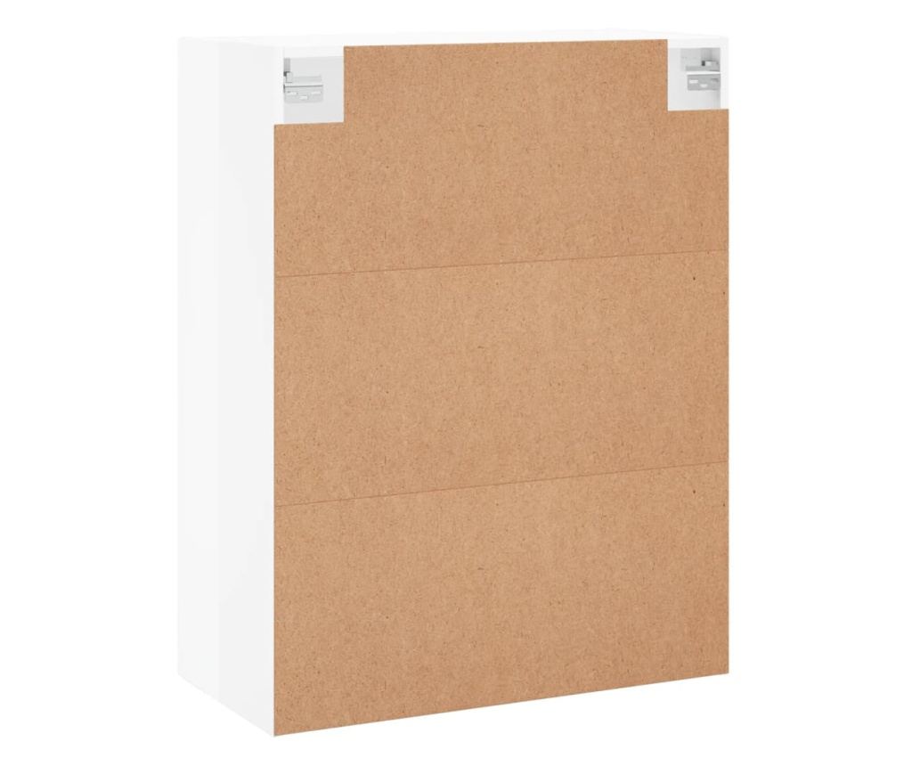 Zidni ormarić, bijeli visokog sjaja, 69,5x34x90 cm - 9