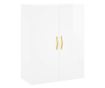 Zidni ormarić, bijeli visokog sjaja, 69,5x34x90 cm thumbnail 2