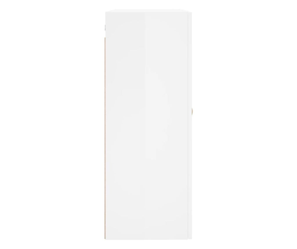 Zidni ormarić, bijeli visokog sjaja, 69,5x34x90 cm - 8