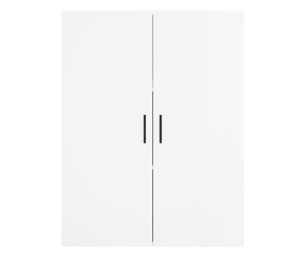 Zidni ormarić, bijeli visokog sjaja, 69,5x34x90 cm - 7
