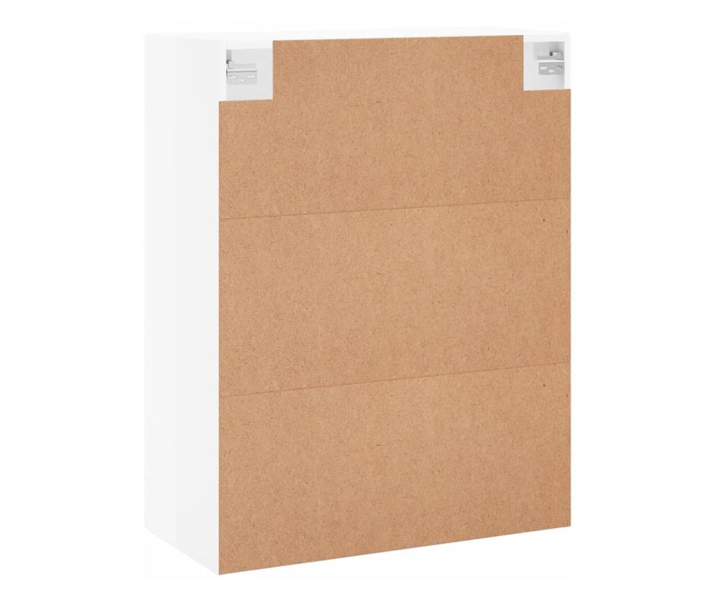 Zidni ormarić, bijeli visokog sjaja, 69,5x34x90 cm - 9