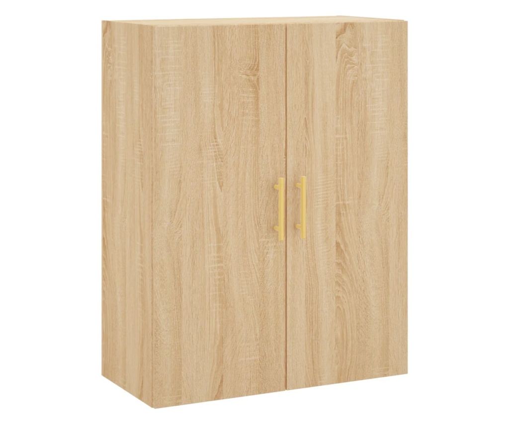 Zidna TV komoda, boja hrasta sonoma, 69,5x34x90 cm - 2
