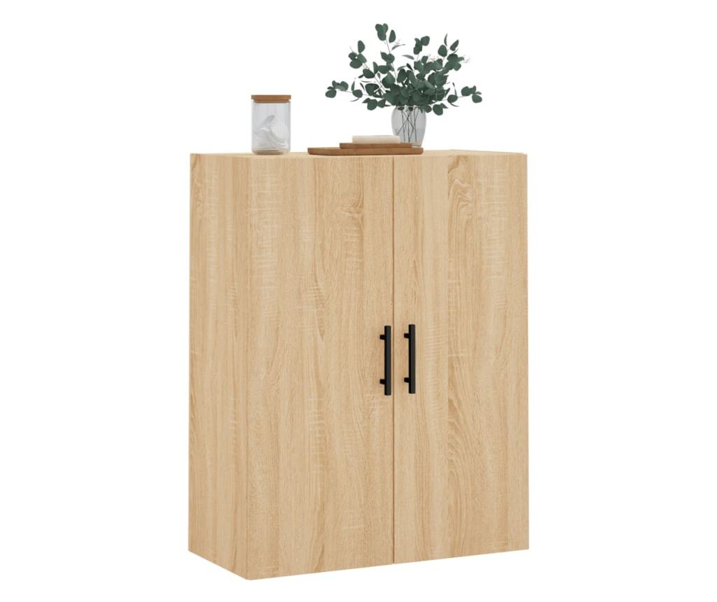 Zidna TV komoda, boja hrasta sonoma, 69,5x34x90 cm - 4